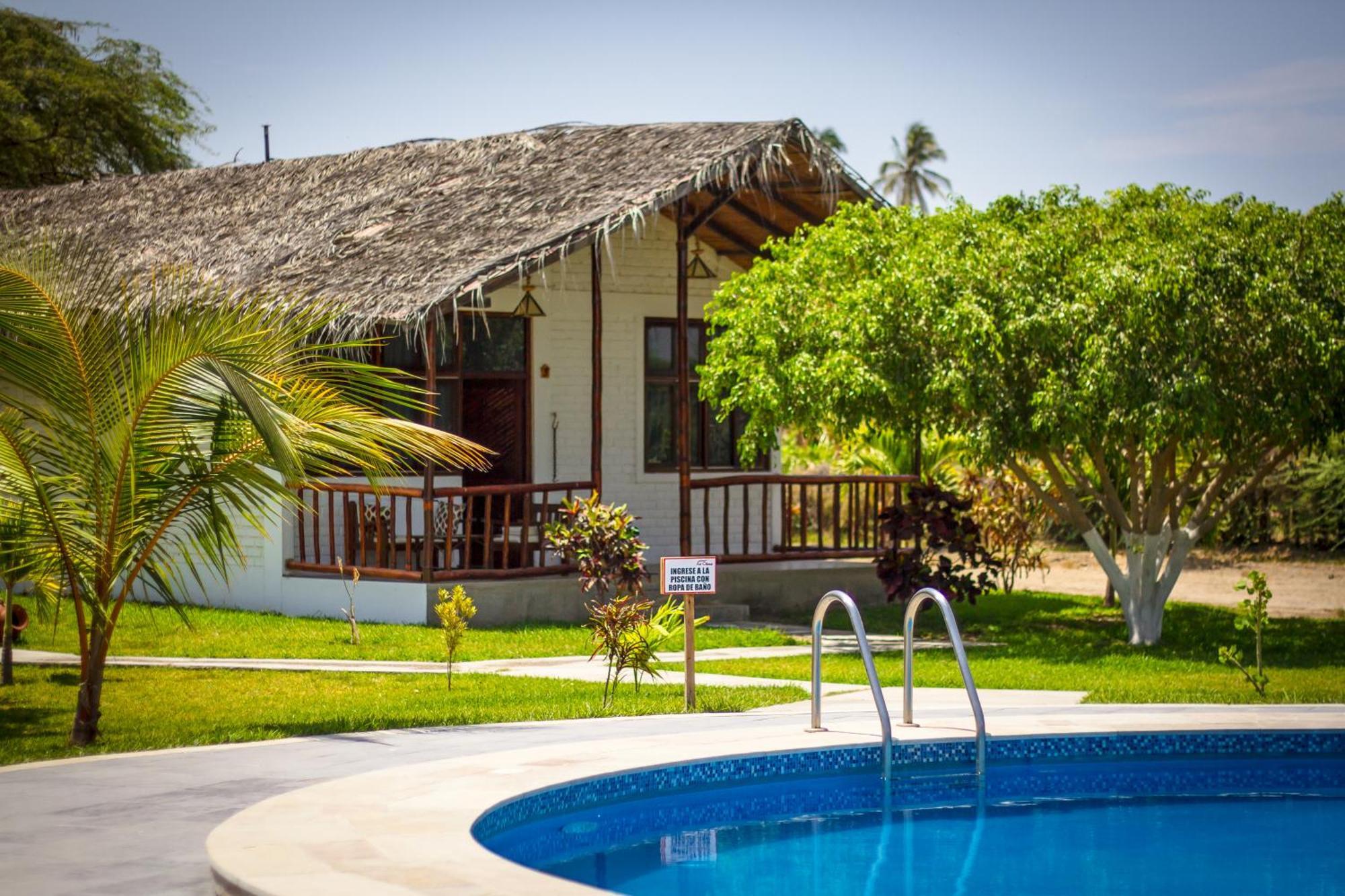 La Choza Bungalows Tambo Grande Exteriér fotografie